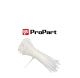 Fascette 3,6x300mm Bianco 100pz
elettricista nylon