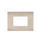 sun PLACCA 3P CHAMPAGNE COMPATIBILE VIMAR ARKE'