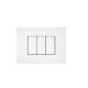 sun PLACCA 3P BIANCO COMPATIBILE VIMAR ARKE'