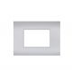 sun PLACCA 3P SILVER COMPATIBILE VIMAR ARKE'