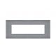 sun PLACCA 7P GRIGIO COMPATIBILE VIMAR ARKE'