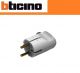 SPINA VOLANTE BTICINO 2P+T 10/16A BOSCH BIANCO S2020DE.