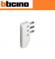 SPINA CORNER A SQUADRA BTICINO 2P+T 10A SALVASPAZIO S2467TAE BIANCO
