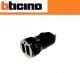 DOPPIA PRESA USB CONNETTORE AUTO BTICINO S2614G