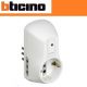 ADATTATORE PRESA 10A BTICINO CON INTERRUTTORE S3610DB.