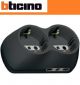 ADATTATORE B4 BTICINO 2 PRESE 10/16A 2 PRESE BOSCH S3614G ANTRACITE
