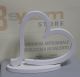 SAGOMA CUORE LUMINARIA 260x270 mm BIANCO