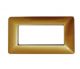 PLACCA 6 POSTI COMPATIBILE BTICINO MATIX ORO SCURO