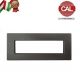 PLACCA 7P GRIGIO PIOMBO COMPATIBILEVIMAR ARKE UNI107/7