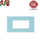 PLACCA 4P AZZURRO PASTELLO COMPATIBILE MATIX UNI303/4