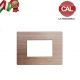 PLACCA 3P LEGNO ROVERE SBIANCATO COMPATIBILE AXOLUTE UNI401/3