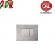PLACCA 3P ARGENTO SILVER COMPATIBILE AXOLUTE UNI406/3