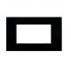 PLACCA 3P NERO LUCIDO
VX3-08 COMPATIBILE BTICINO LIVING INTERNATIONAL/LIGHT