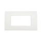 PLACCA 4P BIANCO LUCIDO 
VX4-01 COMPATIBILE BTICINO LIVING INTERNATIONAL/LIGHT
