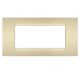 PLACCA 7 POSTI AVORIO VX7-09 COMPATIBILE BTICINO LIVING INTERNATIONAL/LIGHT