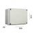 SCATOLA DERIVAZIONE PARETI LISCE CON COPERCHIO 150X110X70 MARLANVIL 008.PL