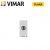 INTERRUTTORE A CHIAVE 16AX VIMAR PLANA SILVER 14083.SL