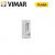 COMMUTATORE A SLITTA 1P 6(2)A VIMAR PLANA SILVER 14095.SL