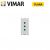 PRESA 2P+T 10A VIMAR PLANA SILVER 14201.SL