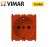 PRESA SCHUKO BIVALENTE 16A VIMAR PLANA 14209.R ROSSO