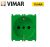 PRESA SCHUKO BIVALENTE 16A VIMAR PLANA 14209.V VERDE