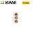 PRESA CON 3 CONNETTORI RCA VIMAR PLANA 14335 BIANCO