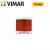 SPIA LUMINOSA PRISMATICA DIFFUSORE ROSSO VIMAR PLANA 14387.R