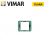 SUPPORTO 2 POSTI PER SCATOLA TONDA VIMAR PLANA BIANCO 14604