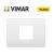 PLACCA 2 POSTi BIANCO VIMAR PLANA 14652 01
