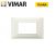 PLACCA 3 FORI VIMAR PLANA COLORE AVORIO 14653.02