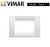 PLACCA CLASSICA 3 POSTI VIMAR IDEA 16743.01 BIANCO BRILLANTE