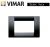 PLACCA CLASSICA 3 POSTI VIMAR IDEA 16743.16 NERO