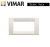 PLACCA CLASSICA 4 POSTI VIMAR IDEA 16744.04 BIANCO IDEA