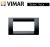 PLACCA 4 POSTI VIMAR IDEA 16744.16 COLORE NERO