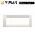 PLACCA CLASSICA 6P BIANCO VIMAR IDEA 16746.04