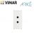 PRESA SPECIALE 6A PER SPINA 01620 VIMAR ARKE 19330.B BIANCO