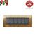 PLACCA 6P BRONZO SATINATO METALLO COMPATIBILE VIMAR IDEA 2000/6-BS