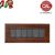PLACCA 6P NOCE IN LEGNO COMPATIBILE VIMAR IDEA 2014/6