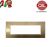 PLACCA 6P CHAMPAGNE METALLIZZATO METALLO COMPATIBILE VIMAR IDEA 2025/6