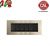 PLACCA 6P CHAMPAGNE OPACO METALLO serie VIMAR IDEA 2026/6