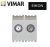 PRESA TV RD SAT DIRETTA 2 USCITE VIMAR EIKON NEXT 20302.01.N