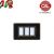 PLACCA 3P NERO COMPATIBILE MAGIC 2203