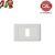 PLACCA 1P BIANCO PVC serie MAGIC 2211