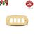 PLACCA 4P OTTONE LUCIDO serie MAGIC 3114
