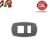 PLACCA SCHUKO+1P CROMO SATINATO OTTONE serie MAGIC 3118-CS
