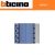 FRONTALE 8 PULSANTI DOPPIA FILA SFERA ALLMETAL BTICINO 352181