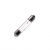 LAMPADA A SILURO 3W 24V 6,5X36mm PER CITOFONI BTICINO