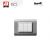 PLACCA AVE 3 MODULI ARGENTO OPACO 44PY03AO
