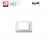 PLACCA AVE 3 MODULI  BIANCO 44PY03B.
