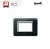 PLACCA AVE 3 MODULI NERO CORNICE CROMATA 44PY03NAL